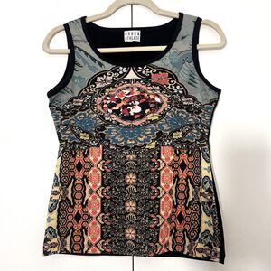 Vintage Urban Athlete Tank Top Size L Stretch Sleeveless Fairy Artsy Rave Y2K